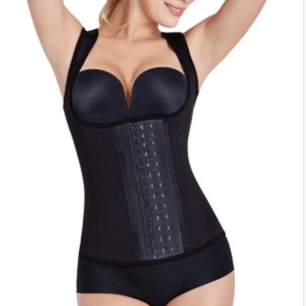 Curveez latex thermal 3 position hook vest